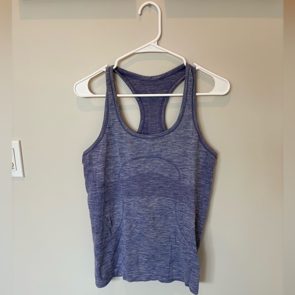 Lululemon Swiftly Tech Racerback Tank Full Length Size 8 Heathered Purple - Picture 1 of 7